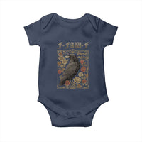 Funny F Caw F Crow Baby Onesie Vintage Bird Saying Adult Humor Gothic Tarot Card - Wonder Print Shop