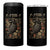 Funny F Caw F Crow 4 in 1 Can Cooler Tumbler Vintage Bird Saying Adult Humor Gothic Tarot Card - Wonder Print Shop