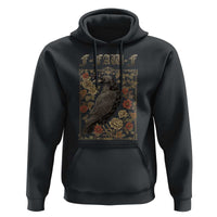 Funny F Caw F Crow Hoodie Vintage Bird Saying Adult Humor Gothic Tarot Card - Wonder Print Shop
