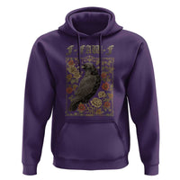 Funny F Caw F Crow Hoodie Vintage Bird Saying Adult Humor Gothic Tarot Card - Wonder Print Shop