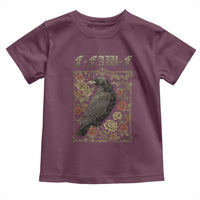 Funny F Caw F Crow Toddler T Shirt Vintage Bird Saying Adult Humor Gothic Tarot Card - Wonder Print Shop