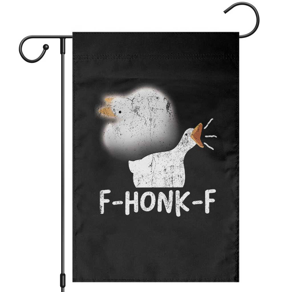 Silly Goose Meme Garden Flag Retro F-Honk-F Funny Farm Animal - Wonder Print Shop