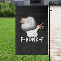 Silly Goose Meme Garden Flag Retro F-Honk-F Funny Farm Animal - Wonder Print Shop