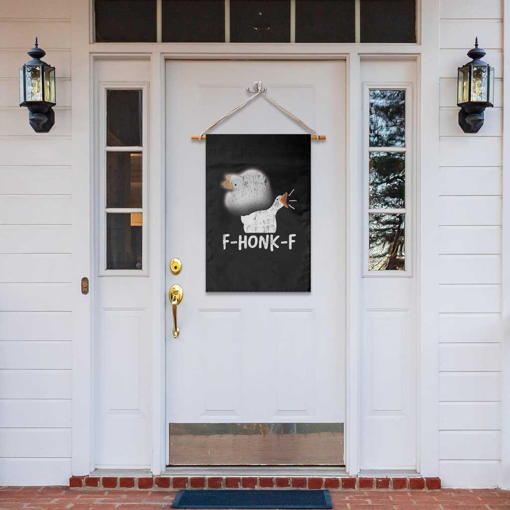 Silly Goose Meme Garden Flag Retro F-Honk-F Funny Farm Animal - Wonder Print Shop