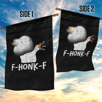 Silly Goose Meme Garden Flag Retro F-Honk-F Funny Farm Animal - Wonder Print Shop