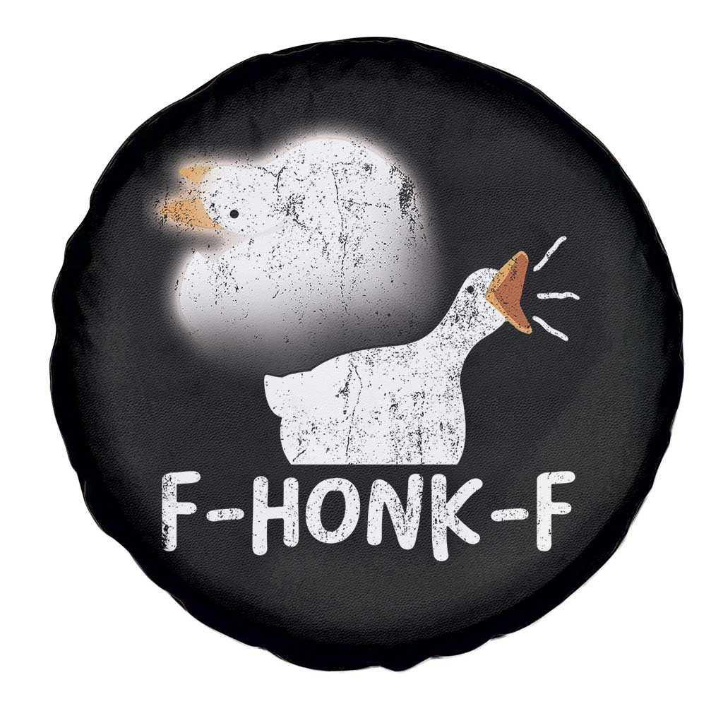 Silly Goose Meme Spare Tire Cover Retro F-Honk-F Funny Farm Animal - Wonder Print Shop
