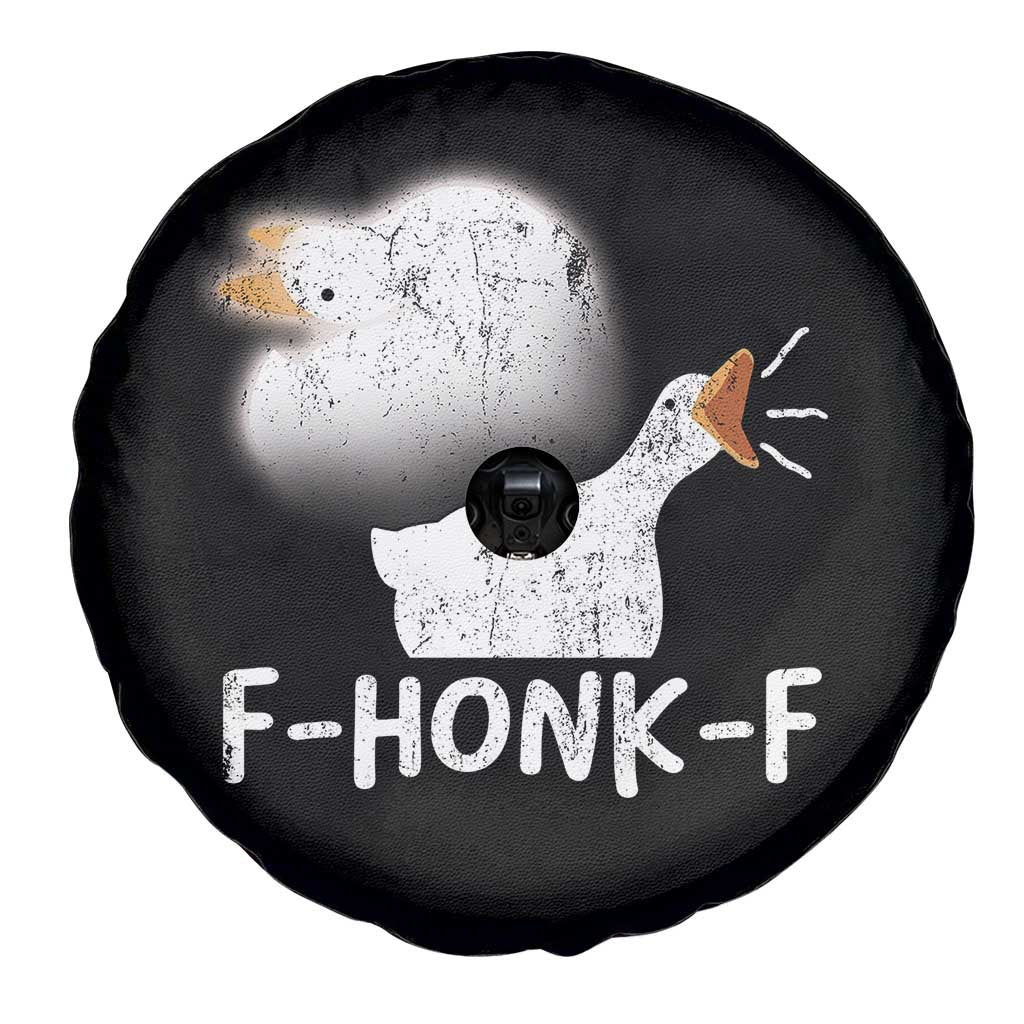 Silly Goose Meme Spare Tire Cover Retro F-Honk-F Funny Farm Animal - Wonder Print Shop