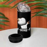 Silly Goose Meme 4 in 1 Can Cooler Tumbler Retro F-Honk-F Funny Farm Animal - Wonder Print Shop