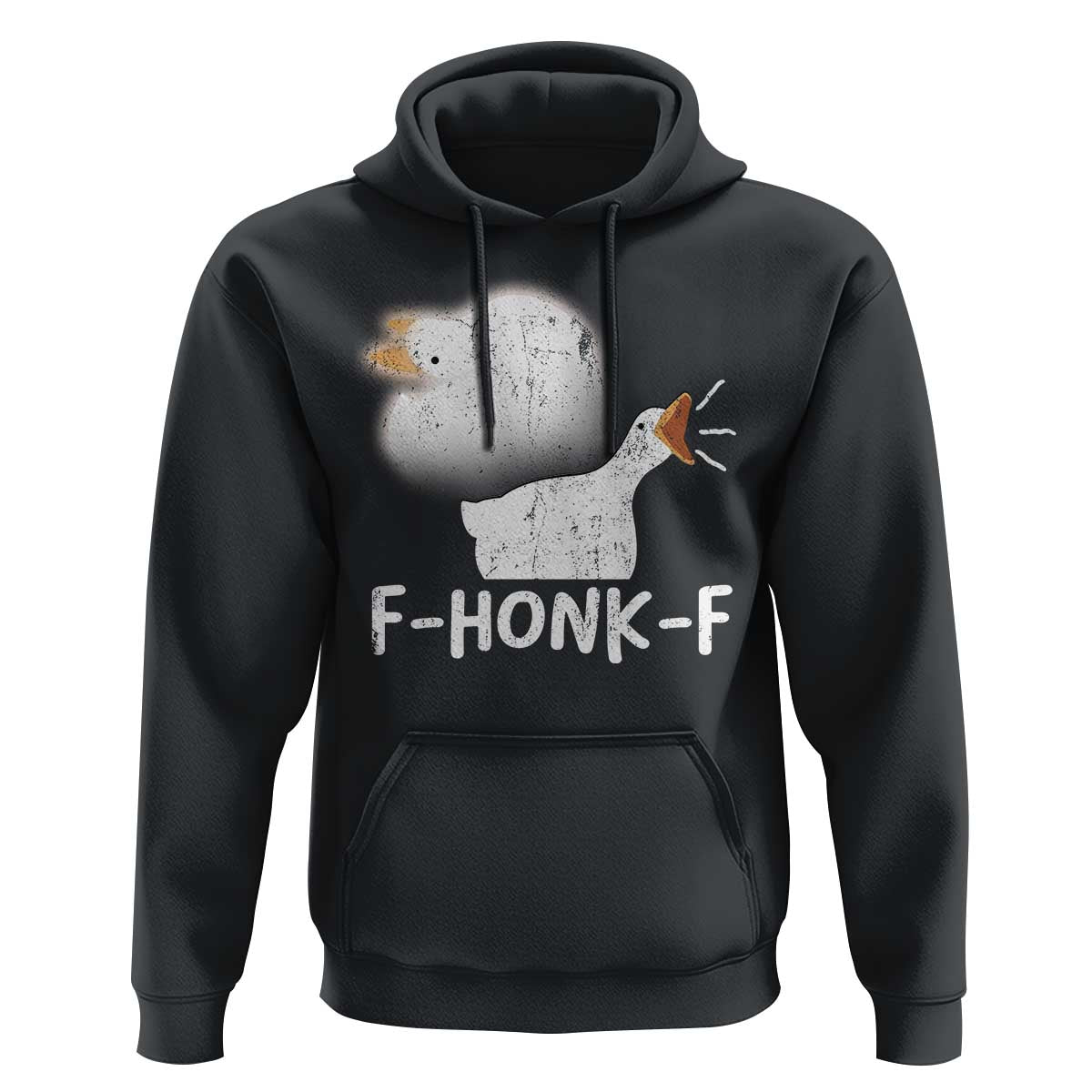 Silly Goose Meme Hoodie Retro F-Honk-F Funny Farm Animal - Wonder Print Shop