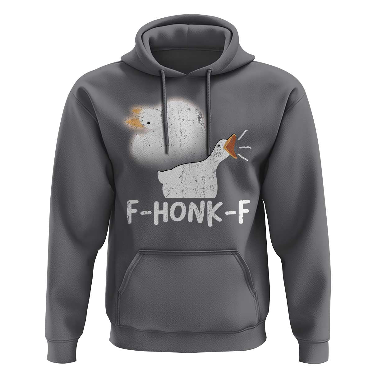 Silly Goose Meme Hoodie Retro F-Honk-F Funny Farm Animal - Wonder Print Shop