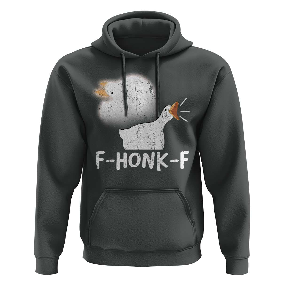Silly Goose Meme Hoodie Retro F-Honk-F Funny Farm Animal - Wonder Print Shop