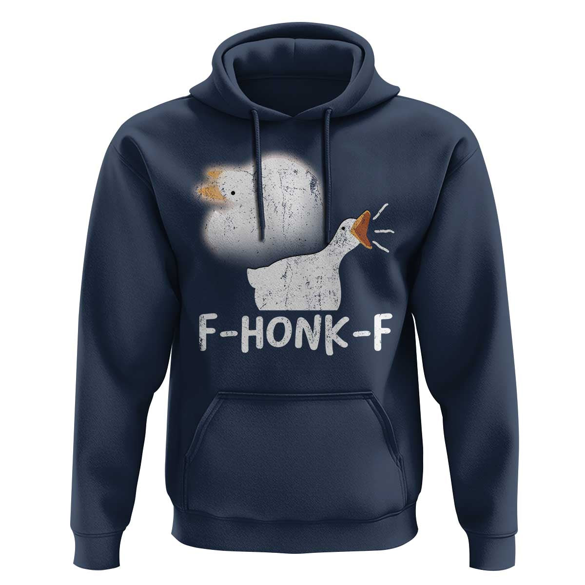 Silly Goose Meme Hoodie Retro F-Honk-F Funny Farm Animal - Wonder Print Shop