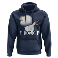 Silly Goose Meme Hoodie Retro F-Honk-F Funny Farm Animal - Wonder Print Shop