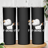 Silly Goose Meme Skinny Tumbler Retro F-Honk-F Funny Farm Animal - Wonder Print Shop