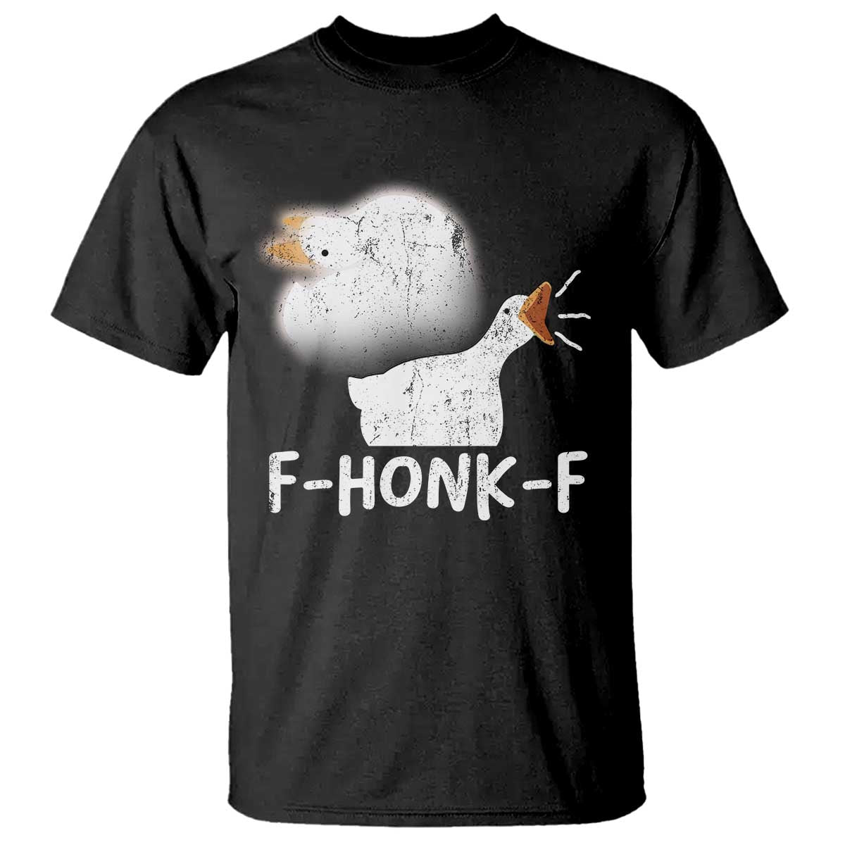 Silly Goose Meme T Shirt Retro F-Honk-F Funny Farm Animal - Wonder Print Shop