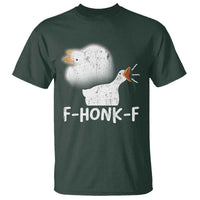 Silly Goose Meme T Shirt Retro F-Honk-F Funny Farm Animal - Wonder Print Shop