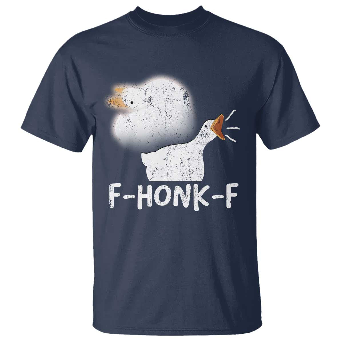 Silly Goose Meme T Shirt Retro F-Honk-F Funny Farm Animal - Wonder Print Shop