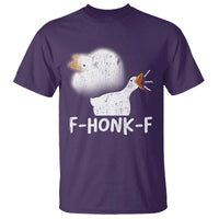 Silly Goose Meme T Shirt Retro F-Honk-F Funny Farm Animal - Wonder Print Shop