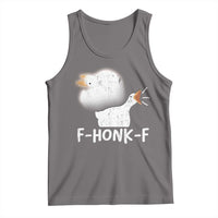 Silly Goose Meme Tank Top Retro F-Honk-F Funny Farm Animal - Wonder Print Shop