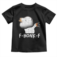 Silly Goose Meme Toddler T Shirt Retro F-Honk-F Funny Farm Animal - Wonder Print Shop