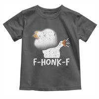 Silly Goose Meme Toddler T Shirt Retro F-Honk-F Funny Farm Animal - Wonder Print Shop