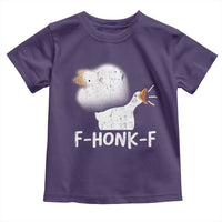 Silly Goose Meme Toddler T Shirt Retro F-Honk-F Funny Farm Animal - Wonder Print Shop