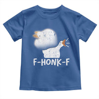 Silly Goose Meme Toddler T Shirt Retro F-Honk-F Funny Farm Animal - Wonder Print Shop