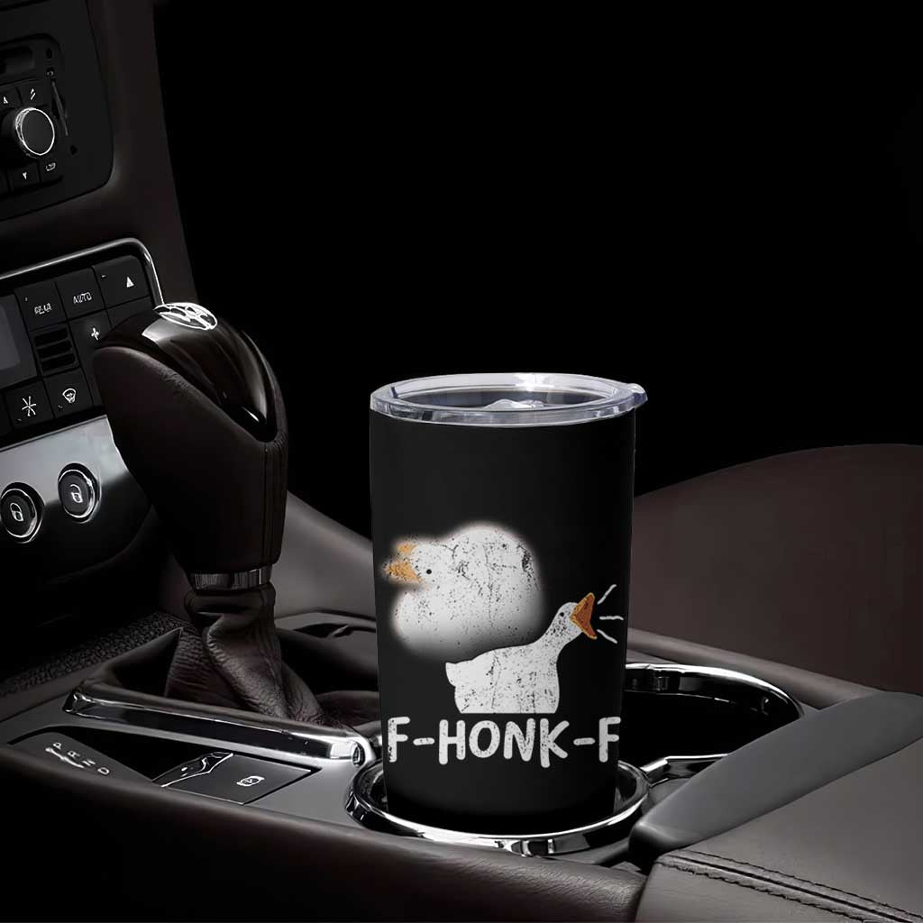 Silly Goose Meme Tumbler Cup Retro F-Honk-F Funny Farm Animal - Wonder Print Shop