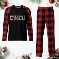 Christmas CVICU Nurse Plaid Pajama Set Cardiovascular Intensive Care Unit Cardiac Nurse - Wonder Print Shop