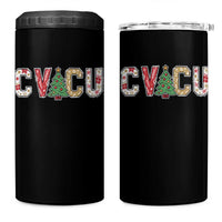 Christmas CVICU Nurse 4 in 1 Can Cooler Tumbler Cardiovascular Intensive Care Unit Cardiac Nurse - Wonder Print Shop