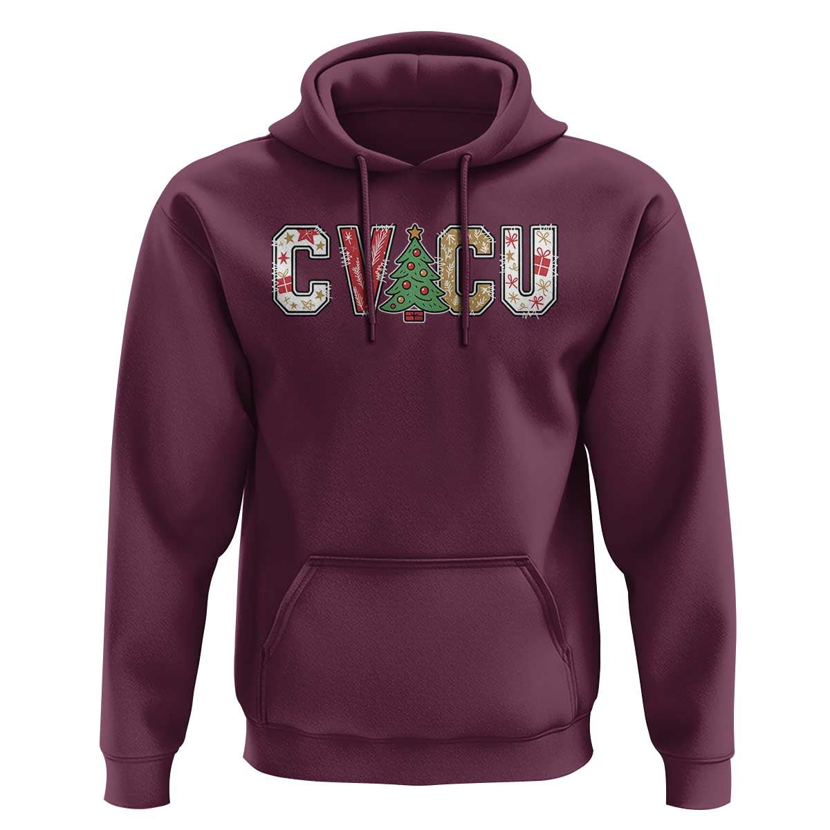 Christmas CVICU Nurse Hoodie Cardiovascular Intensive Care Unit Cardiac Nurse - Wonder Print Shop