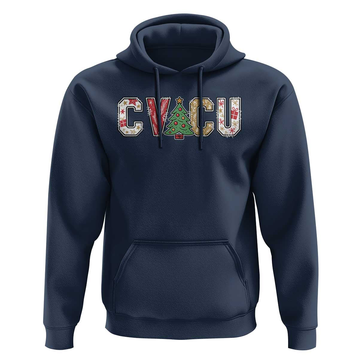 Christmas CVICU Nurse Hoodie Cardiovascular Intensive Care Unit Cardiac Nurse - Wonder Print Shop