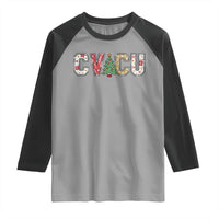 Christmas CVICU Nurse Raglan Shirt Cardiovascular Intensive Care Unit Cardiac Nurse - Wonder Print Shop