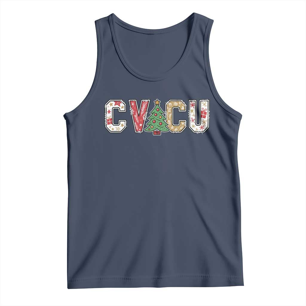 Christmas CVICU Nurse Tank Top Cardiovascular Intensive Care Unit Cardiac Nurse - Wonder Print Shop