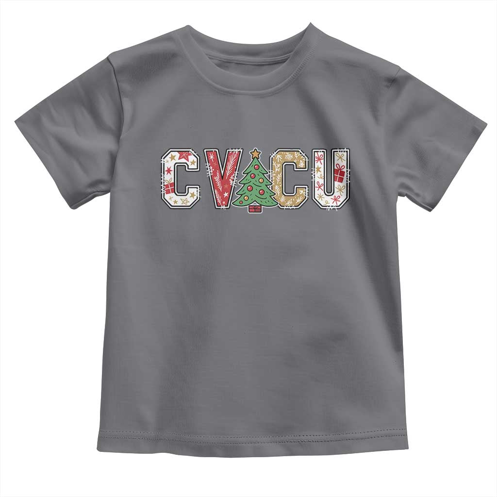 Christmas CVICU Nurse Toddler T Shirt Cardiovascular Intensive Care Unit Cardiac Nurse - Wonder Print Shop