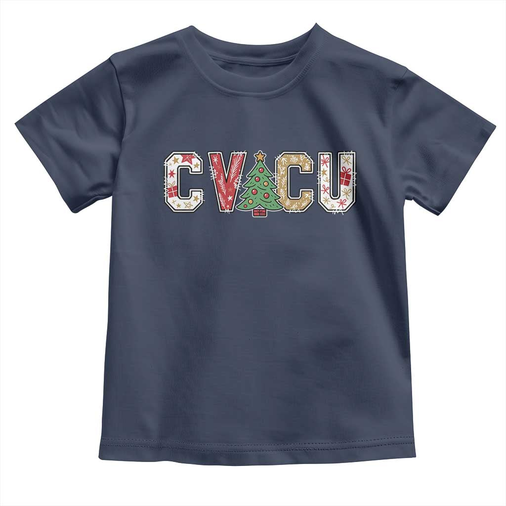 Christmas CVICU Nurse Toddler T Shirt Cardiovascular Intensive Care Unit Cardiac Nurse - Wonder Print Shop
