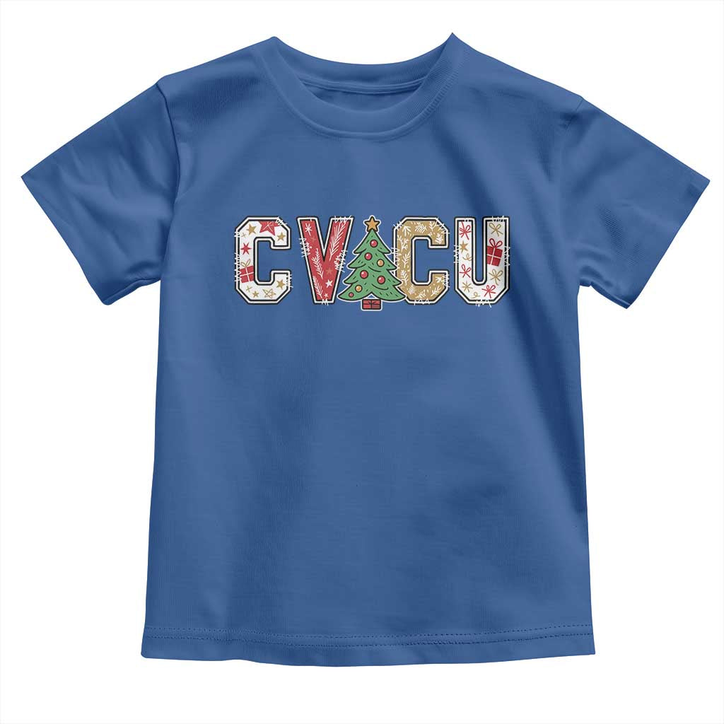 Christmas CVICU Nurse Toddler T Shirt Cardiovascular Intensive Care Unit Cardiac Nurse - Wonder Print Shop