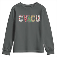 Christmas CVICU Nurse Youth Sweatshirt Cardiovascular Intensive Care Unit Cardiac Nurse - Wonder Print Shop
