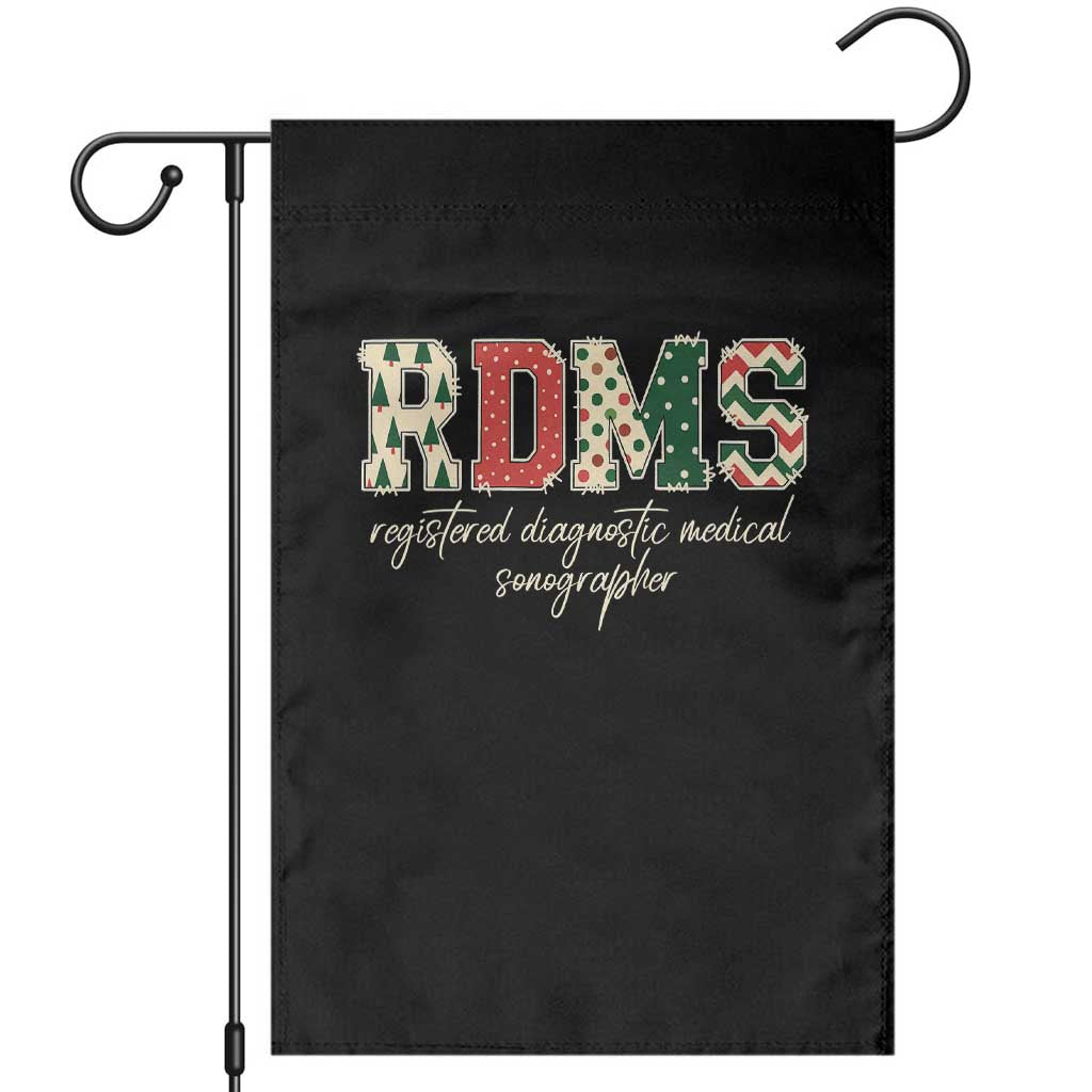 Sonographer Christmas Garden Flag RDMS Ultrasound Tech Technologist Gift - Wonder Print Shop
