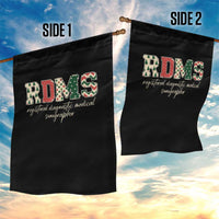 Sonographer Christmas Garden Flag RDMS Ultrasound Tech Technologist Gift - Wonder Print Shop