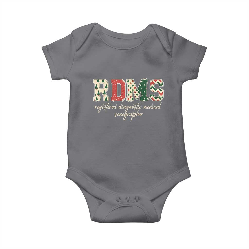 Sonographer Christmas Baby Onesie RDMS Ultrasound Tech Technologist Gift - Wonder Print Shop
