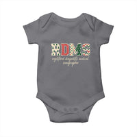 Sonographer Christmas Baby Onesie RDMS Ultrasound Tech Technologist Gift - Wonder Print Shop