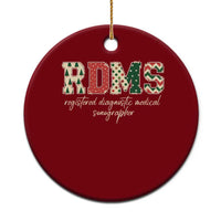 Sonographer Christmas Ceramic Ornament RDMS Ultrasound Tech Technologist Gift - Wonder Print Shop