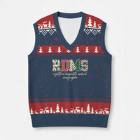 Sonographer Xmas V-Neck Knit Sweater Vest RDMS Ultrasound Tech Technologist Gift - Wonder Print Shop