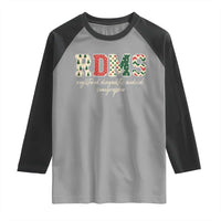 Sonographer Christmas Raglan Shirt RDMS Ultrasound Tech Technologist Gift - Wonder Print Shop