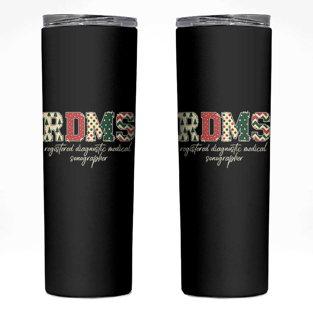 Sonographer Christmas Skinny Tumbler RDMS Ultrasound Tech Technologist Gift - Wonder Print Shop