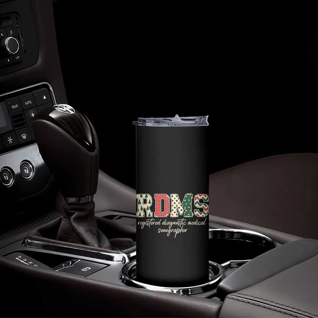 Sonographer Christmas Skinny Tumbler RDMS Ultrasound Tech Technologist Gift - Wonder Print Shop