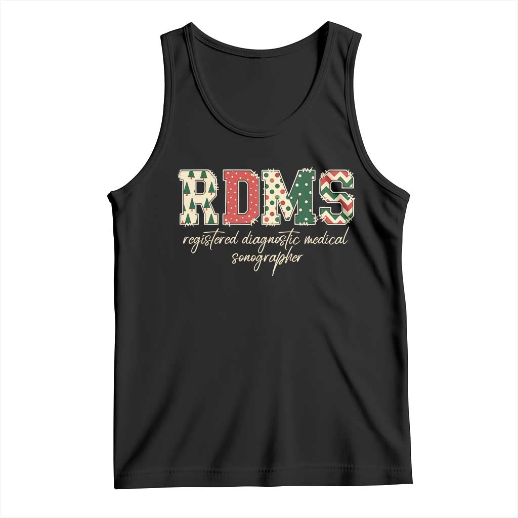 Sonographer Christmas Tank Top RDMS Ultrasound Tech Technologist Gift - Wonder Print Shop
