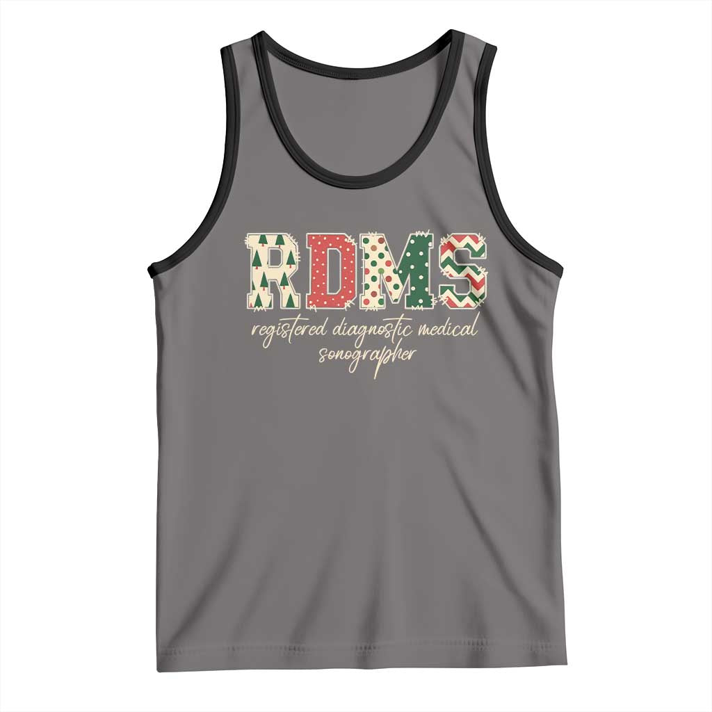 Sonographer Christmas Tank Top RDMS Ultrasound Tech Technologist Gift - Wonder Print Shop