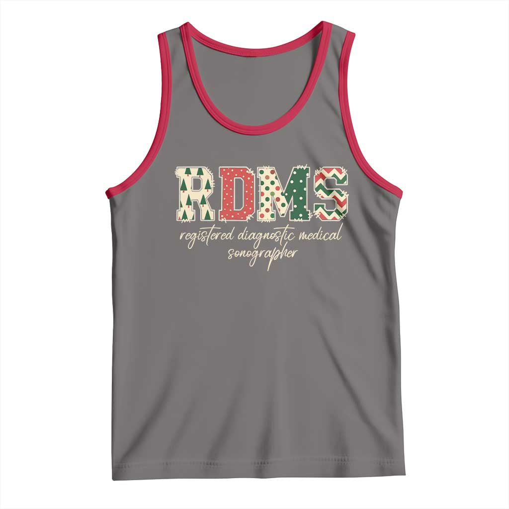 Sonographer Christmas Tank Top RDMS Ultrasound Tech Technologist Gift - Wonder Print Shop